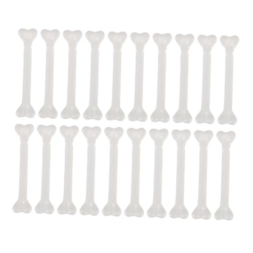 GALPADA 20 Stück Teiliges Kunststoff Skelett Halloween Deko Realistische Plastik Knochen Requisiten für Gruselige Partys Leicht Sicher Vielseitig Einsetzbar für Kostüme und von GALPADA