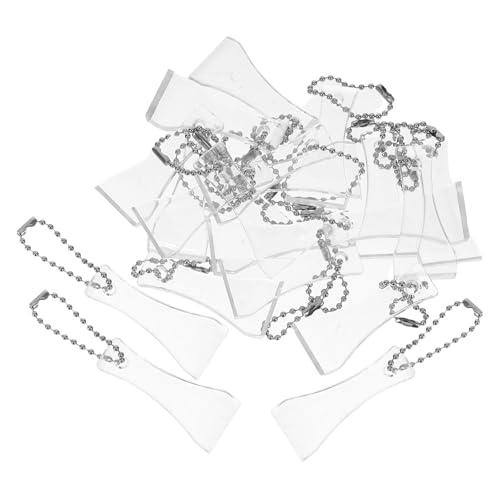 GALPADA 20 Stück Teiliges Kunststoff kratzwerkzeug mit Schlüsselanhänger Präziser ticketschaber Robustes Rubbeltool für Lottoscheine Transparent Tragbar für Exaktes Schaben und Spielspaß GALPADA 20 Stück Teiliges Kunststoff kratzwerkzeug mit Schlüsselanhänger Präziser ticketschaber Robustes Rubbeltool für Lottoscheine Transparent Tragbar für Exaktes Schaben und Spielspaß von GALPADA