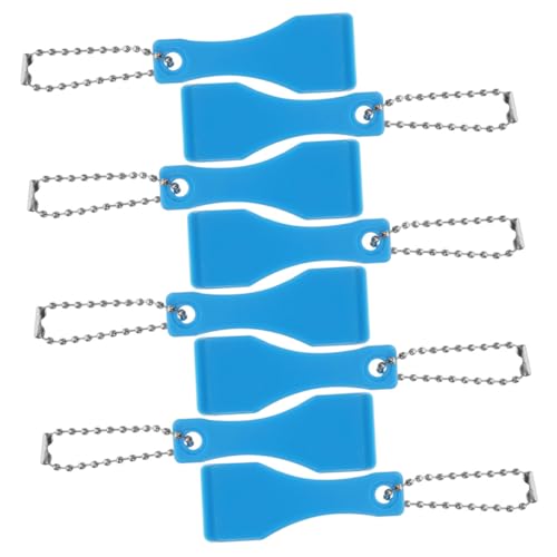 GALPADA 20 Stück Teiliges Kunststoff schaber Multifunktionales Lotterieticket Kratzer Werkzeug Sicherer Plastikscraper für Karten Aufkleber und Etiketten Handlich und Robust Hellblau von GALPADA