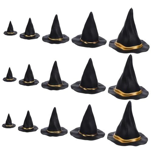 GALPADA 20 Stück Teiliges Mini Hexenhut- Kleine Hexenhut-Dekorationen für Halloween DIY Puppenhaus Landschaftsschmuck Mini-hexenhüte für Kuchenaufleger und Bastelbedarf GALPADA 20 Stück Teiliges Mini Hexenhut- Kleine Hexenhut-Dekorationen für Halloween DIY Puppenhaus Landschaftsschmuck Mini-hexenhüte für Kuchenaufleger und Bastelbedarf von GALPADA