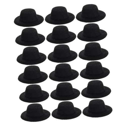GALPADA 20 Stück Teiliges Mini Schwarze Formelle Hüte Puppenzubehör für DIY Bastelprojekte und Puppenkostüme Leicht Kompakt als und Dekoration für Puppen und Rollenspiele GALPADA 20 Stück Teiliges Mini Schwarze Formelle Hüte Puppenzubehör für DIY Bastelprojekte und Puppenkostüme Leicht Kompakt als und Dekoration für Puppen und Rollenspiele von GALPADA