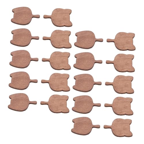 GALPADA 20 Stück Teiliges Miniatur Holz Schneidebrett Langlebige Puppenhaus Küchenaccessoires Detailreiche Kleine Servierbretter für Kreatives und Dekorative Miniaturmöbel von GALPADA