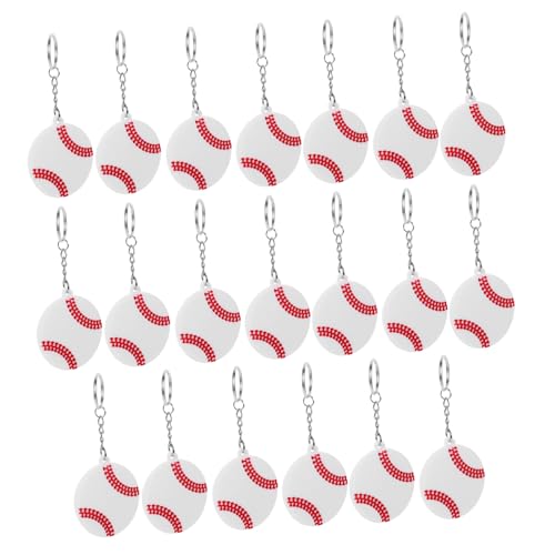 GALPADA 20 Stück Teiliges PVC Volleyball Schlüsselanhänger Bunte Sport Anhänger Robust und Langlebig Vielseitig als Taschen oder Schlüsselanhänger für Sportfans und Partys Geeignet von GALPADA