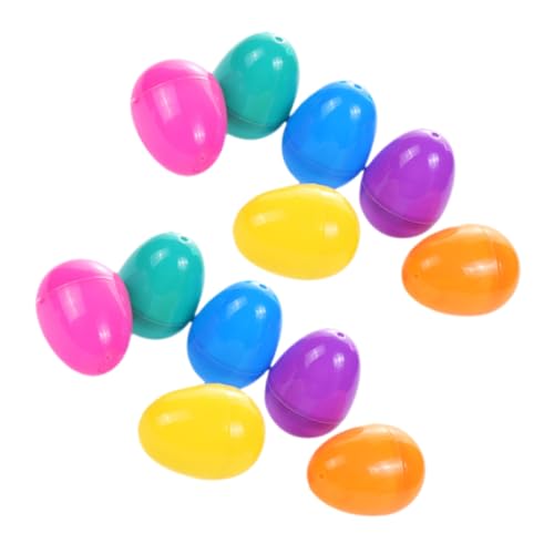 GALPADA 20 Stück Teiliges Plastik Ostereier zum Befüllen Wiederverwendbare Stabile Deko Eier für Osterparty Geschenkboxen Gemischt für Süßigkeiten und Basteln Farbe GALPADA 20 Stück Teiliges Plastik Ostereier zum Befüllen Wiederverwendbare Stabile Deko Eier für Osterparty Geschenkboxen Gemischt für Süßigkeiten und Basteln Farbe von GALPADA