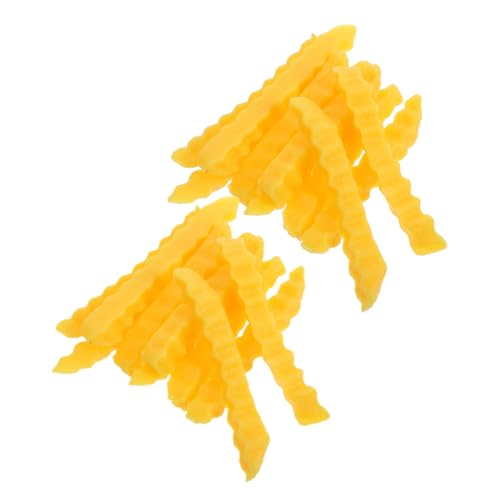 GALPADA 20 Stück Teiliges Realistische Fake Pommes Frites aus Detailgetreue Simulation für Foto Requisiten Dekoration und Bastelprojekte Lebensechte Nachbildung für Pretend Play Food GALPADA 20 Stück Teiliges Realistische Fake Pommes Frites aus Detailgetreue Simulation für Foto Requisiten Dekoration und Bastelprojekte Lebensechte Nachbildung für Pretend Play Food von GALPADA