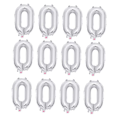 GALPADA 20 Stück Teiliges Silberne Aluminium Folienballons Wiederverwendbare Party Deko Sichere und Reißfeste Ballons für Wand Tür und Fensterschmuck für Geburtstage und Feierlichkeiten GALPADA 20 Stück Teiliges Silberne Aluminium Folienballons Wiederverwendbare Party Deko Sichere und Reißfeste Ballons für Wand Tür und Fensterschmuck für Geburtstage und Feierlichkeiten von GALPADA