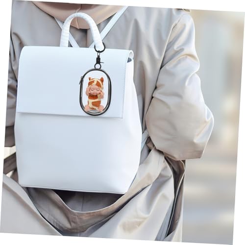 GALPADA 20 Stück Teiliges Transparente Aufbewahrungstaschen mit Reißverschluss Robuste Kunststoff-figurentaschen Kleine Tragbare Puppen-Display-Beutel für Sammlung und Organisation von GALPADA