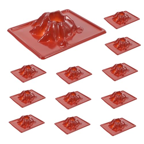 GALPADA 20 Stück Teiliges Vulkanmodell Kit für DIY Experimente Wissenschaftliches Zubehör für Vulkanausbrüche Kompakt Sicher und Realistisch für Geographieunterricht und Kreative Projekte von GALPADA