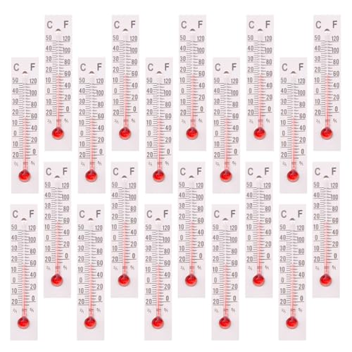 GALPADA 20 Stück Thermometermodell Thermometer Dekorationen Zubehör für das Puppenhaus Puppenhauszubehör Miniatur-Zubehör Mikrothermometer Modell der Temperaturanzeige Papier Weiß GALPADA 20 Stück Thermometermodell Thermometer Dekorationen Zubehör für das Puppenhaus Puppenhauszubehör Miniatur-Zubehör Mikrothermometer Modell der Temperaturanzeige Papier Weiß von GALPADA