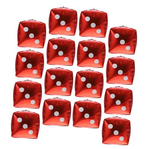 GALPADA 20 Stück Würfelform Luftballons Aluminiumfolie für Themenpartys Hochzeiten und Geburtstagsfeiern Festliche Deko mit Brillanten Farben und Klaren Mustern GALPADA 20 Stück Würfelform Luftballons Aluminiumfolie für Themenpartys Hochzeiten und Geburtstagsfeiern Festliche Deko mit Brillanten Farben und Klaren Mustern von GALPADA