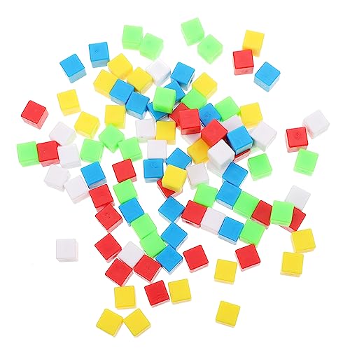 GALPADA 200 Stück Bunte Kleine Kunststoffwürfel Lernspielzeug für Grundschule Mathematik Lehrmaterialien zum Zählen Sortieren Mustererkennung und Räumlichem von GALPADA