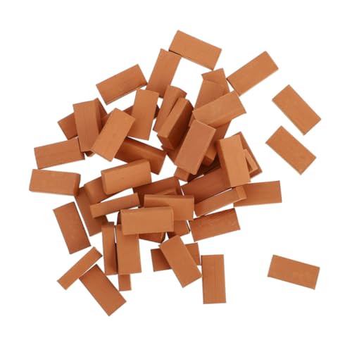 GALPADA 200 Stück Maßstab DIY Sandtisch Modellbau Tragbare Leichte Bausteine für Mini Landschaft Gartenmauer und Puppenhaus Dekoration von GALPADA