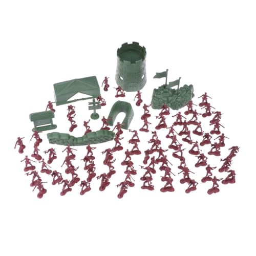 GALPADA 200Stücke Mini Soldat Figuren aus Kunststoff für Rot und Grün für Rollenspiele und Kinderpartys Fördert Vorstellungskraft und Militärisches GALPADA 200Stücke Mini Soldat Figuren aus Kunststoff für Rot und Grün für Rollenspiele und Kinderpartys Fördert Vorstellungskraft und Militärisches von GALPADA