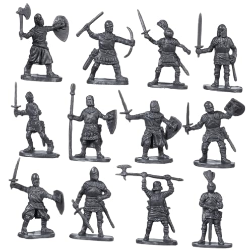 GALPADA 200Stücke Soldatenfiguren Für Sandtisch Dekoration Vielseitige Mittelalter Menschenmodelle Aus Robustem Für Rollenspiele Und Kreative Szenen von GALPADA