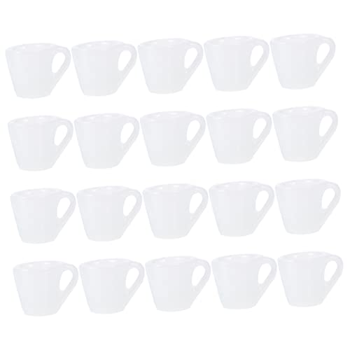 GALPADA 20Stücke Kaffeetassen Winzige Becher für Puppenhaus Dekoration Harz Mini Becher für Mikrolandschaften und DIY Projekte Exquisites Puppenhaus Zubehör GALPADA 20Stücke Kaffeetassen Winzige Becher für Puppenhaus Dekoration Harz Mini Becher für Mikrolandschaften und DIY Projekte Exquisites Puppenhaus Zubehör von GALPADA