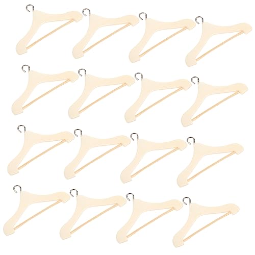 GALPADA 20Stücke Mini Kleiderbügel für Puppenhaus Lebensechte Mini Kleiderständer aus Glattem Material für Puppenkleidung und Accessoires zur Dekoration von Puppenstuben GALPADA 20Stücke Mini Kleiderbügel für Puppenhaus Lebensechte Mini Kleiderständer aus Glattem Material für Puppenkleidung und Accessoires zur Dekoration von Puppenstuben von GALPADA