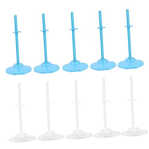 GALPADA 20Stücke Teiliges Puppenständer Aus Stabiler Puppenstützrahmen Transparent Und Blau Universelles Puppenzubehör Für Verschiedene GALPADA 20Stücke Teiliges Puppenständer Aus Stabiler Puppenstützrahmen Transparent Und Blau Universelles Puppenzubehör Für Verschiedene von GALPADA