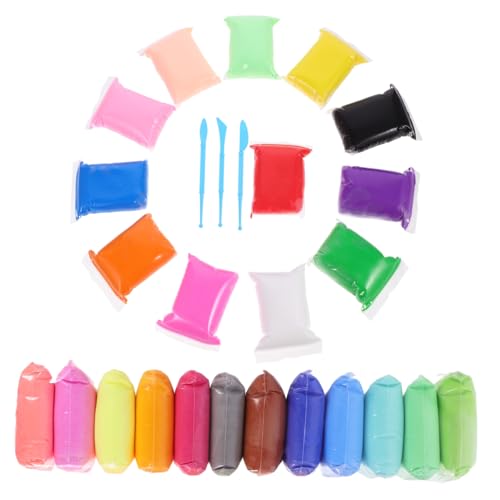 GALPADA 24 Packungen Farben Modellierknete Knetmasse DIY Bastelset Flexibel Formbar für Kreative Handarbeit und Tierfiguren Schmuck Herstellung von GALPADA