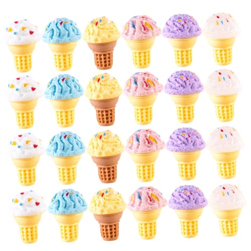 GALPADA 24 Stück Teiliges Miniatur Eiscreme Dekor aus Resin Realistische Mini Food Micro Landscape Figuren für Puppenhaus DIY Handgefertigte EIS süßigkeiten Deko Langlebig und Detailreich GALPADA 24 Stück Teiliges Miniatur Eiscreme Dekor aus Resin Realistische Mini Food Micro Landscape Figuren für Puppenhaus DIY Handgefertigte EIS süßigkeiten Deko Langlebig und Detailreich von GALPADA