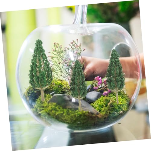 GALPADA 24 Stück Teiliges Miniaturbaum Realistische Kunststoffbäume in Höhe Detailreiche Modellbäume für DIY Landschaft Diorama und Modelleisenbahn Langlebig und Vielseitig für von GALPADA