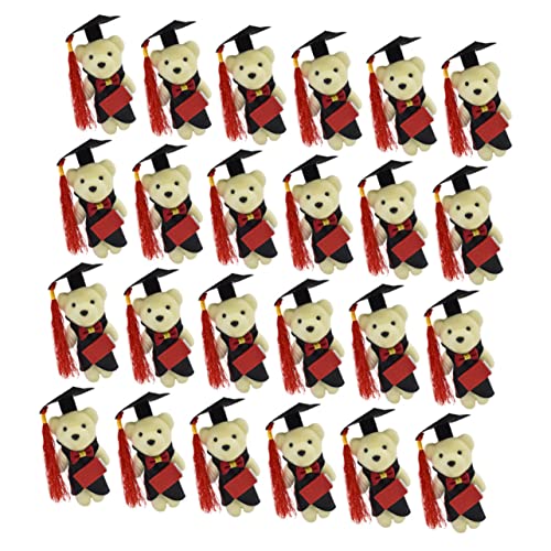 GALPADA 24Stücke Abschlussbär Dekorationen DIY Blumenstrauß Bär für Graduierungsgeschenke Hochwertige Plüschtiere für Feierliche Anlässe und Unvergessliche Erinnerungen von GALPADA