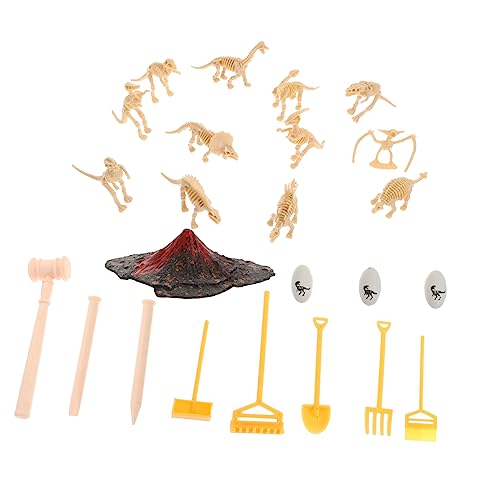 GALPADA 24Stücke Dinosaurier Skelett Spielzeug für Kinder Archäologisches Ausgrabungsset Lernspielzeug mit Kleiner Dinosaurier Modellen Kreatives Wissenschaftsspielzeug GALPADA 24Stücke Dinosaurier Skelett Spielzeug für Kinder Archäologisches Ausgrabungsset Lernspielzeug mit Kleiner Dinosaurier Modellen Kreatives Wissenschaftsspielzeug von GALPADA