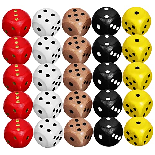 GALPADA 25 Stück 6 Farbige Siebspielwürfel Spaßwürfel Standardwürfelspiel Farbige Würfel Großpackung Kleine Tischspielwürfel 6 Seitige Würfel Abgerundete Ecken Partywürfel Farben GALPADA 25 Stück 6 Farbige Siebspielwürfel Spaßwürfel Standardwürfelspiel Farbige Würfel Großpackung Kleine Tischspielwürfel 6 Seitige Würfel Abgerundete Ecken Partywürfel Farben von GALPADA