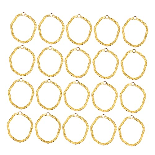 GALPADA 25stücke Pack Puppen-goldketten Zarte Anhänger Halsketten Anziehaccessoires Spielzeugkette Für Puppe Decor von GALPADA