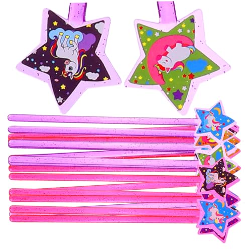 GALPADA 25 Stück Teiliges Feenstab Bunte mit Sternform Geeignet für Partyspiele Halloween und Geburtstagsfeiern Elegantes Design für Mädchen und Fantasievolles von GALPADA