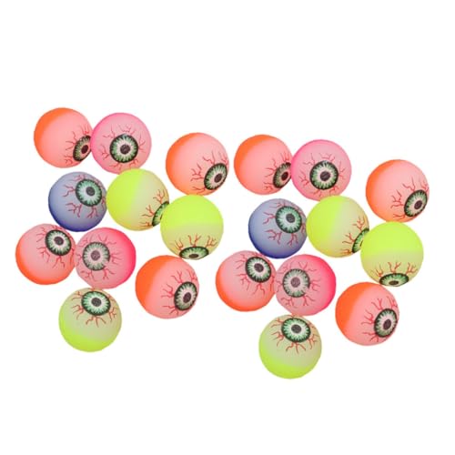 GALPADA 25 Stück Teiliges Halloween Bouncy Balls mit Gruseligen Augen Elastisch Langlebig als Mitgebsel für Kindergeburtstag und Partyspaß GALPADA 25 Stück Teiliges Halloween Bouncy Balls mit Gruseligen Augen Elastisch Langlebig als Mitgebsel für Kindergeburtstag und Partyspaß von GALPADA