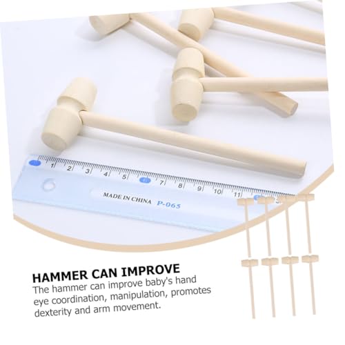GALPADA 25 Stück Teiliges Holzhammer Set Mallets für Robuster Seafood Hammer für Krabben und Schalentiere Leichter Holzspielzeug Hammer zum Knacken von Meeresfrüchten und Walnüssen GALPADA 25 Stück Teiliges Holzhammer Set Mallets für Robuster Seafood Hammer für Krabben und Schalentiere Leichter Holzspielzeug Hammer zum Knacken von Meeresfrüchten und Walnüssen von GALPADA