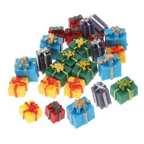 GALPADA 25 Stück Teiliges Miniatur-weihnachtsgeschenkboxen Resin Realistische DIY-deko für Puppenhaus-weihnachtsdeko Bunte Mini-geschenkboxen in Rot Blau Violett Gelb Grün Festliche GALPADA 25 Stück Teiliges Miniatur-weihnachtsgeschenkboxen Resin Realistische DIY-deko für Puppenhaus-weihnachtsdeko Bunte Mini-geschenkboxen in Rot Blau Violett Gelb Grün Festliche von GALPADA