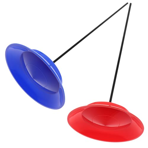 GALPADA 2Sätze Jonglierplatten Mit Stangen Zirkusjongliergeräte Für Erwachsene Für Gruppenaufführungen Und Akrobatische Darbietungen Clowns von GALPADA