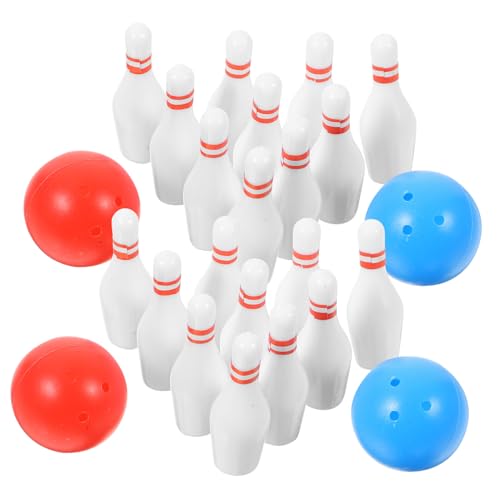 GALPADA 2Sätze Miniaturharz Bowling Mit Roten Und Blauen Bällen Pins Für Kleine Hausdekoration Und Puppenhaus Zubehör Langlebig Und Realistisch Gestaltet GALPADA 2Sätze Miniaturharz Bowling Mit Roten Und Blauen Bällen Pins Für Kleine Hausdekoration Und Puppenhaus Zubehör Langlebig Und Realistisch Gestaltet von GALPADA