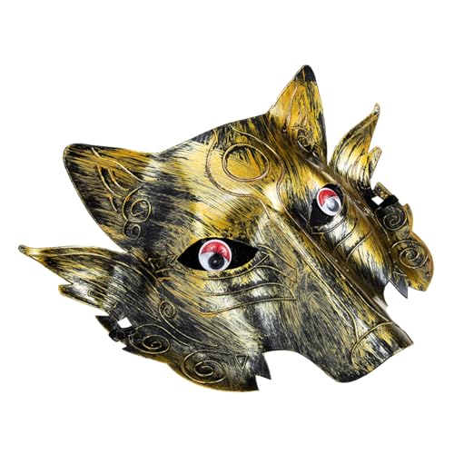 GALPADA 2St Wolfsmaske Fuchs Schwarzes Halloween Maske für Festival Tiermasken für Erwachsene costume de halloween halloweenkostüme Party-Cosplay-Requisite karnevalsparty zubehör Plastik GALPADA 2St Wolfsmaske Fuchs Schwarzes Halloween Maske für Festival Tiermasken für Erwachsene costume de halloween halloweenkostüme Party-Cosplay-Requisite karnevalsparty zubehör Plastik von GALPADA