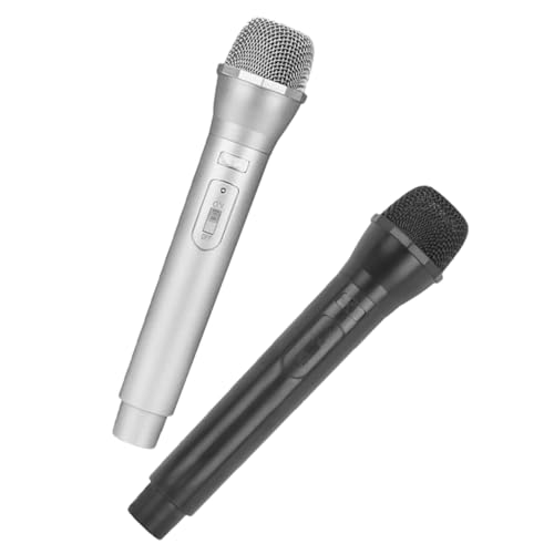 GALPADA 2Stücke Gefälschte Mikrofon Requisite für Kreative Performance Accessoires Robustes Mikrofon für Rollenspiel und Cosplay GALPADA 2Stücke Gefälschte Mikrofon Requisite für Kreative Performance Accessoires Robustes Mikrofon für Rollenspiel und Cosplay von GALPADA