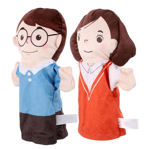 GALPADA 2Stücke Handpuppen für Interaktive DIY Figuren für Kreatives Leuchtende Farben Weiches Material Fördert Kreativität und Koordination für Geschichtenerzählen GALPADA 2Stücke Handpuppen für Interaktive DIY Figuren für Kreatives Leuchtende Farben Weiches Material Fördert Kreativität und Koordination für Geschichtenerzählen von GALPADA