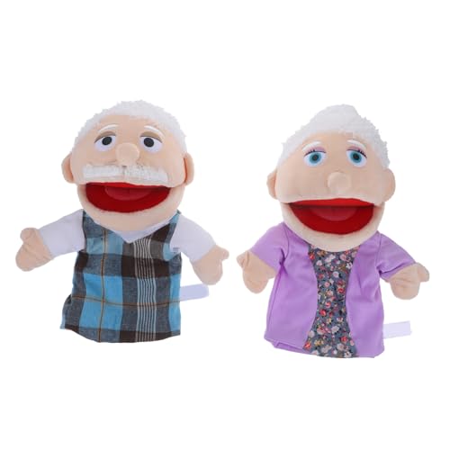 GALPADA 2Stücke Handpuppenfiguren für Realistische Großeltern Puppen für Geschichtenerzählen Interaktive Spielzeuge für Kreative Rollenspiele und Pädagogische Aktivitäten GALPADA 2Stücke Handpuppenfiguren für Realistische Großeltern Puppen für Geschichtenerzählen Interaktive Spielzeuge für Kreative Rollenspiele und Pädagogische Aktivitäten von GALPADA