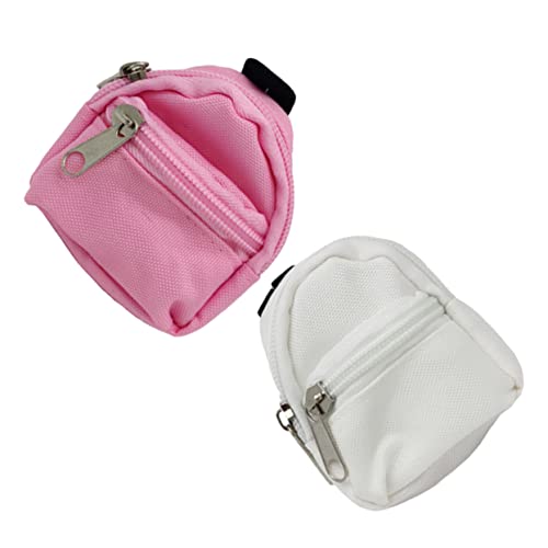 GALPADA 2Stücke Mini Puppenrucksack aus Hochwertigem Material Teiliges Orange und Rosa für Puppenfotografie Requisiten und Mini Hausdekoration Perfektes GALPADA 2Stücke Mini Puppenrucksack aus Hochwertigem Material Teiliges Orange und Rosa für Puppenfotografie Requisiten und Mini Hausdekoration Perfektes von GALPADA