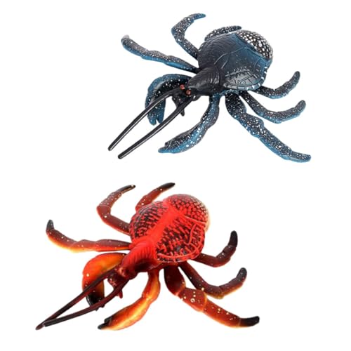 GALPADA 2Stücke Simulierte Krabbenmodelle Realistische Kokosnusskrabbenfiguren für Lehrreiches Aquarium Dekoration für Zuhause und Restaurants von GALPADA