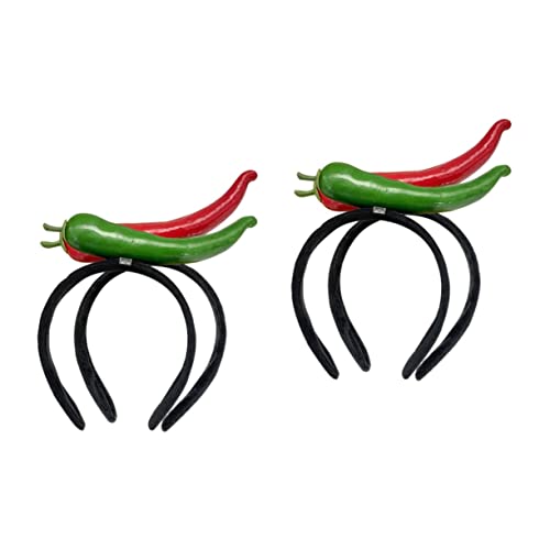 GALPADA 2er Set Cartoon Gemüse Stirnbänder - Lustige Chili Und Schwarzer Pfeffer Haarschmuck Für - Ideale Foto Requisite Und Dekoration Für Partys Und Besondere Anlässe GALPADA 2er Set Cartoon Gemüse Stirnbänder - Lustige Chili Und Schwarzer Pfeffer Haarschmuck Für - Ideale Foto Requisite Und Dekoration Für Partys Und Besondere Anlässe von GALPADA