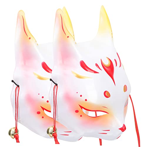 GALPADA 2st Tanzmaske Masken Halloween Schmücken Auffällige Maske Gesicht Maskerade Kostüm Tierische Maske Cosplay-partymaske Fuchs Gruselige Partymaske Bühnenauftrittsmaske Rot Pvc GALPADA 2st Tanzmaske Masken Halloween Schmücken Auffällige Maske Gesicht Maskerade Kostüm Tierische Maske Cosplay-partymaske Fuchs Gruselige Partymaske Bühnenauftrittsmaske Rot Pvc von GALPADA