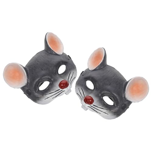 GALPADA 2stücke Rattenmasken Für Halloween Und Kostümpartys Pu Tiermaske Für Erwachsene Und Mädchen Und GALPADA 2stücke Rattenmasken Für Halloween Und Kostümpartys Pu Tiermaske Für Erwachsene Und Mädchen Und von GALPADA