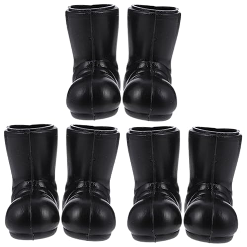 GALPADA 3 Paar Weihnachtsstiefel Modell Mini Weihnachtsstiefel Süße Stiefel Für Puppen Kleine Dekorative Stiefel Mini Schuhfigur Weihnachtsmann Winzige von GALPADA