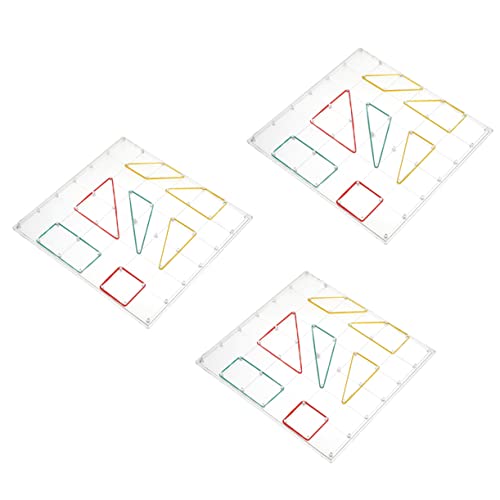 GALPADA 3 Sätze Geometrisches Nagelboard -lehrwerkzeug Board-grafisches Lernspielzeug Vorschulkinder Bretter Vorschule Klassenzimmer Lehre Kinderspielzeug Mathematik Nagelplatten Plastik GALPADA 3 Sätze Geometrisches Nagelboard -lehrwerkzeug Board-grafisches Lernspielzeug Vorschulkinder Bretter Vorschule Klassenzimmer Lehre Kinderspielzeug Mathematik Nagelplatten Plastik von GALPADA