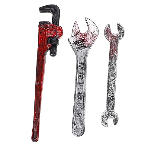 GALPADA 3 Stück Falsche Schraubenschlüsselrequisiten Schraubenschlüssel Prop Halloween Kostümzubehör Halloween-versorgung Halloween -Dekoration Fälschung Halloween- Streich Plastik GALPADA 3 Stück Falsche Schraubenschlüsselrequisiten Schraubenschlüssel Prop Halloween Kostümzubehör Halloween-versorgung Halloween -Dekoration Fälschung Halloween- Streich Plastik von GALPADA