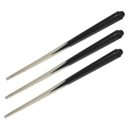 GALPADA 3 Stück Mini Billardqueue für Teiliges Kurzer Holz Queue Stick für Jugendliche Bequem und Leicht zu Transportieren für Poolspielen und Übungen GALPADA 3 Stück Mini Billardqueue für Teiliges Kurzer Holz Queue Stick für Jugendliche Bequem und Leicht zu Transportieren für Poolspielen und Übungen von GALPADA