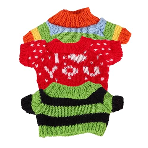 GALPADA 3 Stück Puppenzubehör Süße Plüschtiere Puppe Plüsch Zubehör Für Babypuppen Karikatur Kleine Bärenkleidung Ausgestopft Kuscheltier Tragen Puppenkleidung Sachen Riesiger Bär Garn GALPADA 3 Stück Puppenzubehör Süße Plüschtiere Puppe Plüsch Zubehör Für Babypuppen Karikatur Kleine Bärenkleidung Ausgestopft Kuscheltier Tragen Puppenkleidung Sachen Riesiger Bär Garn von GALPADA