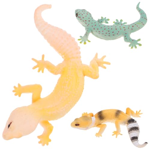 GALPADA 3 Stück Realistische Gecko Modelle Lernspielzeug für Dekorative Reptilienfiguren für Garten und Party Detailgetreue Nachbildung von Eidechsen Kognitive und Pädagogische Spielzeuge GALPADA 3 Stück Realistische Gecko Modelle Lernspielzeug für Dekorative Reptilienfiguren für Garten und Party Detailgetreue Nachbildung von Eidechsen Kognitive und Pädagogische Spielzeuge von GALPADA