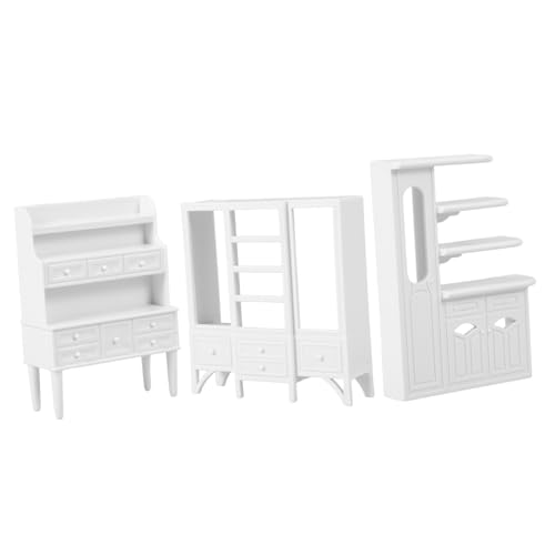 GALPADA 3 Stück Sandtisch Modellmöbel Miniaturmöbel Schrank Kinderminiaturen Puppenhaus Winzige Montageschublade Kleines Mini Ungefärbtes Möbelmodell Miniaturhausmöbel Abs GALPADA 3 Stück Sandtisch Modellmöbel Miniaturmöbel Schrank Kinderminiaturen Puppenhaus Winzige Montageschublade Kleines Mini Ungefärbtes Möbelmodell Miniaturhausmöbel Abs von GALPADA